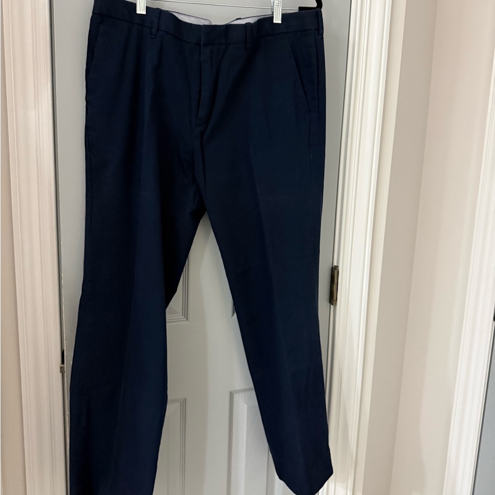 GAP Navy Khakis with Striped Lining
